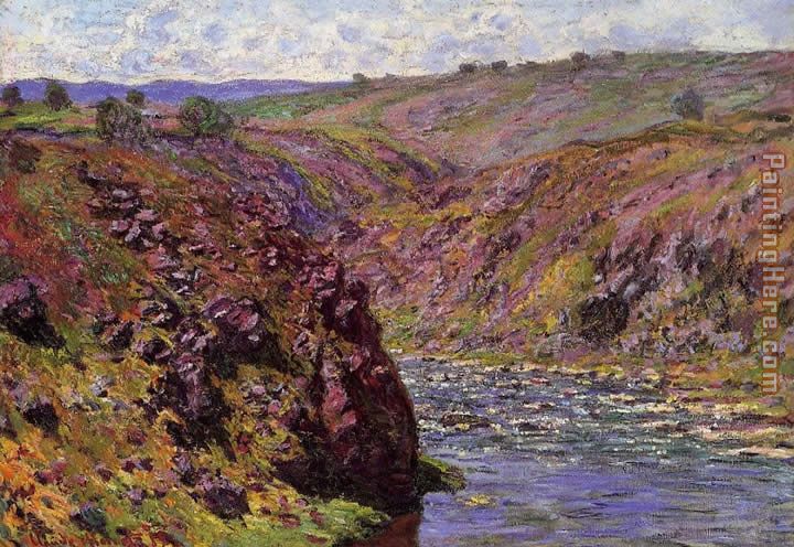 Claude Monet Valley of the Creuse Sunlight Effect